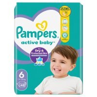 Pampers Active Baby 6 Pieluszki 13-18 kg, 48 szt.