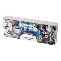 REGINA Chusteczki higieniczne Harmonia trzywarstwowe, 10 opakowań x 9 szt.