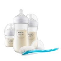 Philips Avent Natural Response Newborn SCD837/12 Zestaw butelek: 125 ml + 260 ml + 330 ml + szczotka do czyszczenia