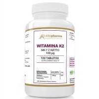 ALTOPHARMA Witamina K2 MK-7 z natto 100 µg, 120 tabl.