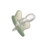 CANPOL BABIES Smoczek 100% silikonowy 0-6m symetryczny 24/001 zielony