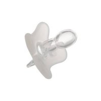 CANPOL BABIES Smoczek 100% silikonowy 0-6m symetryczny 24/001 biały