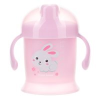 Canpol Babies Kubek niekapek 9m+ Bunny & Company różowy króliczek 31/300, 200 ml