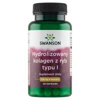 Swanson Hydrolizowany Kolagen z ryb typu I, 60 kaps.