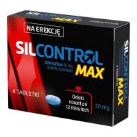 Silcontrol Max 50 mg, 4 tabletki powlekane