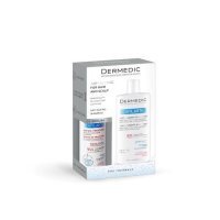 Dermedic Capilarte Zestaw Szampon anti-ageing, 300 ml + Serum kuracja stymulująca wzrost włosów, 150 ml