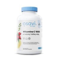 Osavi Witamina C 1000 z rutyną i dziką różą, 180 kaps.