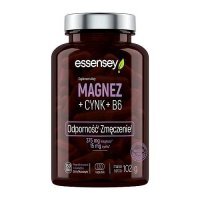 Essensey Magnez + Cynk + Witamina B6, 90 kaps.