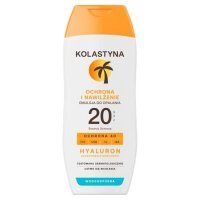 KOLASTYNA Hyaluron Ochrona i Nawilżenie Emulsja do opalania SPF20, 200 ml