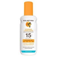 KOLASTYNA Hyaluron Ochrona i Nawilżenie Emulsja do opalania SPF15 spray, 200 ml