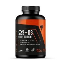 Trec Endurance Omega 3 + D3 Sport Edition, 120 kaps.