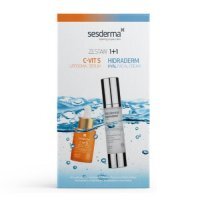 SESDERMA Zestaw Hidraderm Hyal Krem, 50ml + C-VIT 5 Serum liposomowe, 30ml