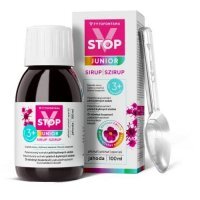 Fytofontana V-Stop Junior Syrop 3 + o smaku truskawki, 100 ml