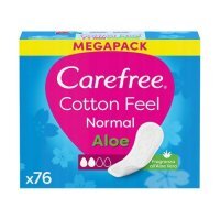Wkładki higieniczne CAREFREE Aloe - 76szt.