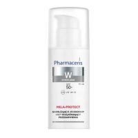 PHARMACERIS W MELA-PROTECT Nawilżająco-ochronny krem rozjaśniający przebarwienia SPF50+, 50ml