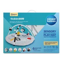 CANPOL BABIES Sensoryczna mata edukacyjna z lusterkiem BabiesBoo 68/092