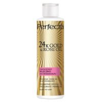PERFECTA 24K Gold & Rose Oil Luksusowe mleczko do demakijażu, 200ml