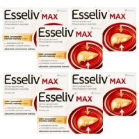 Zestaw Esseliv Max 450 mg, 6 x 30 kapsułek