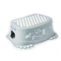 TEGA BABY Podnóżek antypoślizgowy SOWA szary, 1 szt.