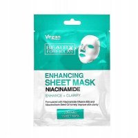BEAUTY FORMULAS Maseczka w płachcie Niacynamid, 1szt.