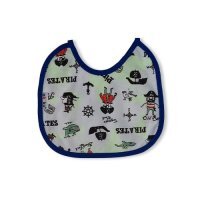 AKUKU Śliniak wiązany mały Pirat - granatowy A1640