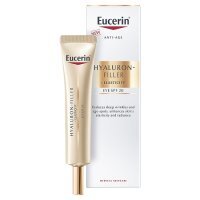 Eucerin Hyaluron-Filler + Elasticity Przeciwzmarszczkowy krem pod oczy SPF 20, 15 ml