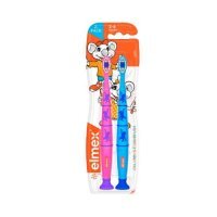 ELMEX Szczoteczka do zębów dla dzieci 3-6 lat Soft mix kolorów, 2 sztuki