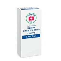 Apteczka ABC Opaska elastyczna tkana z zapinką 5m x 8cm, 1szt.
