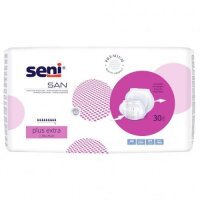 SAN SENI PLUS EXTRA Pieluchy anatomiczne, 30 szt.