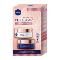 NIVEA Zestaw Cellular Expert Lift krem przeciwstarzeniowy na dzień 50ml + krem przeciwstarzeniowy na noc 50 ml