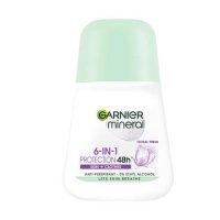 GARNIER Mineral 6 in 1 Protection 48H Floral Fresh Antyperspirant roll on, 50ml
