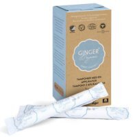 GingerOrganic Tampony z aplikatorem Super - 12szt