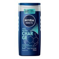 NIVEA MEN Żel pod prysznic Ultra Charge, 250ml