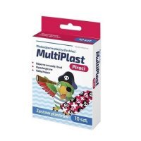 Multiplast Plastry Wodoodporne Piraci,  10 sztuk