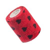 VITAMMY Autoband Elastyczny bandaż kohezyjny 7,5cm x 450cm Serca czarne