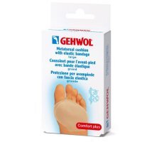 GEHWOL Poduszka przeciwuciskowa do przedstopia z elastyczną opaską duża, 1 sztuka