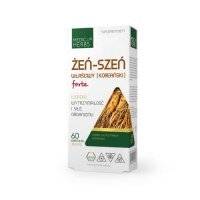 Medica Herbs Żeń-Szeń Właściwy (Koreańśki) Forte, 60 kaps.
