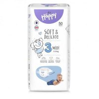 Bella Baby Happy Soft & Delicate Midi 3 Pieluszki 5-9kg, 50szt.