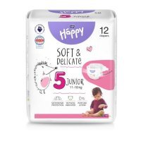 Bella Baby Happy Soft & Delicate Junior 5 Pieluszki 11-18kg, 12szt.