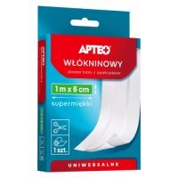 APTEO Plaster włókninowy 1 m x 6 cm, 1 sztuka