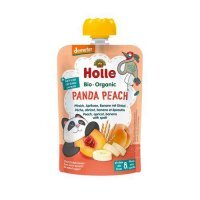 HOLLE Bio Organic Mus owocowy brzoskwinia, morela, banan z orkiszem, 100g