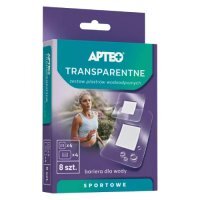 APTEO Zestaw plastrów wodoodpornych transparentnych, 8szt.