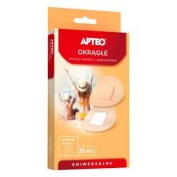 APTEO Okrągłe Plastry cieliste z opatrunkiem, 20 szt.