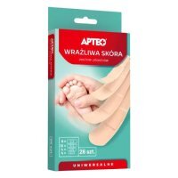 APTEO Wrażliwa skóra Zestaw plastrów uniwersalnych, 26 szt.