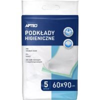 APTEO Podkłady higieniczne 5-warstwowe 60cm x 90cm, 5szt.