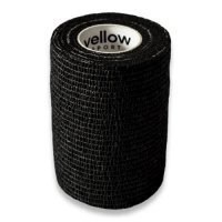 YellowBAND Bandaż kohezyjny 7,5cm x 4,5m czarny