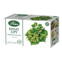 BiFix Herbatka ziołowa ekspresowa Kwiat Lipy, 20 x 1,75g