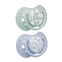 LOVI Blossom Blue Smoczek uspokajający, silikonowy, dynamiczny 18m+, 2szt.