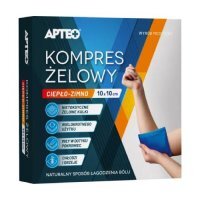 APTEO Kompres żelowy ciepło-zimno 10x10cm, 1 szt.