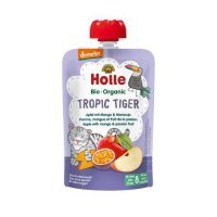 HOLLE Bio Organic Mus owocowy jabłko, mango i marakuja, 100g